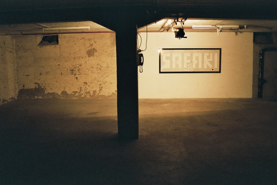 Installationsansicht. "Safari"