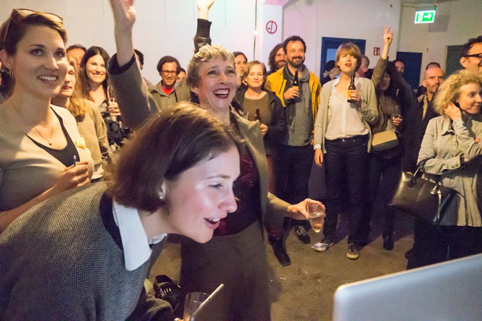 Skype: Hello Tel Aviv! message salon embassy 2015. Foto©VadimLevin