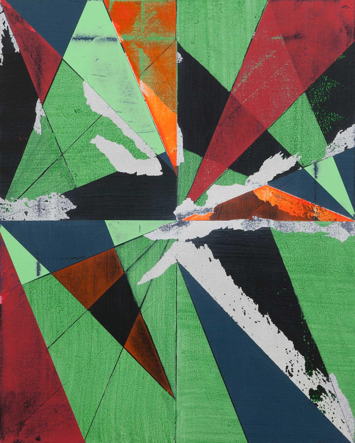 Davix, Untitled, 2018, Acrylic on canvas, 50x40 cm