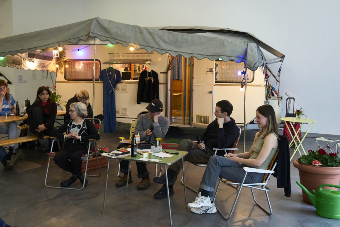 Esther Eppstein in conversation, Noah Merzbacher, Etienne Eisle, Sophie Nadler 