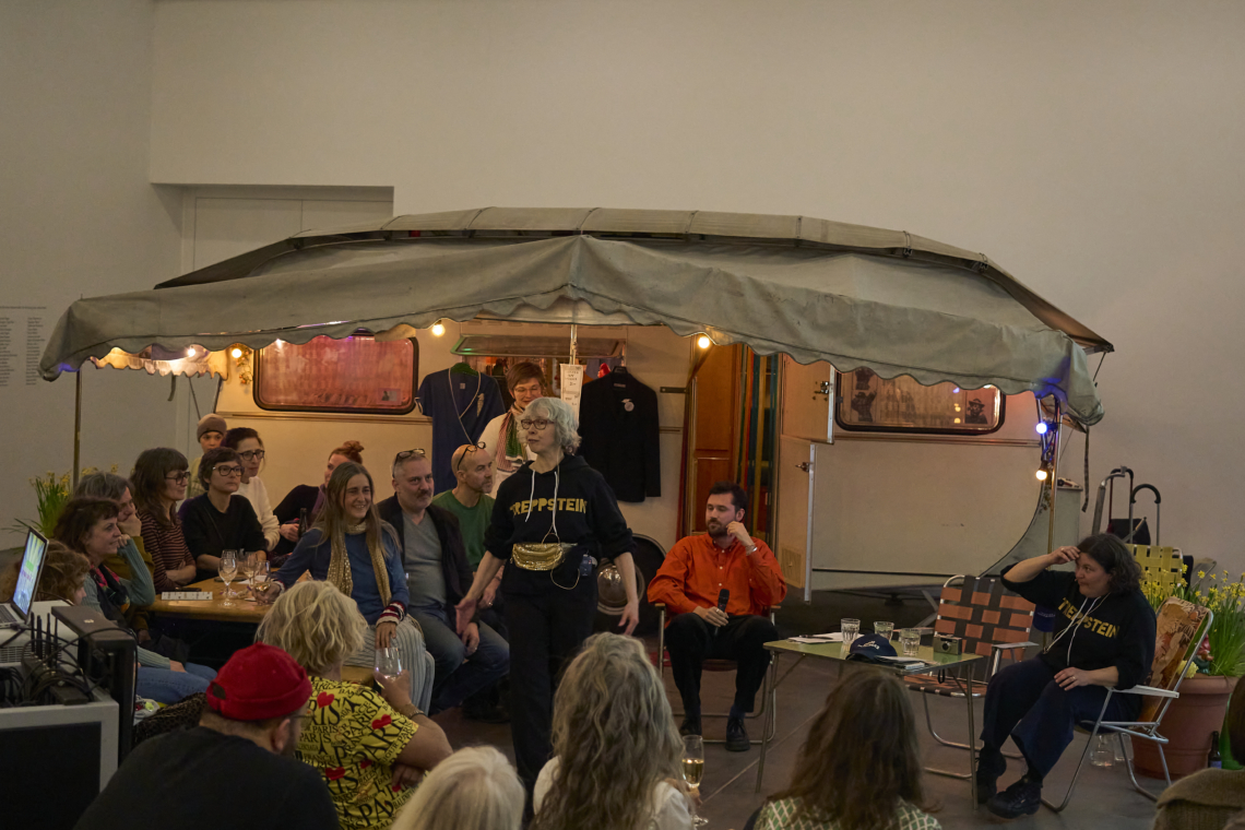 Treppstein Komm back, Moderation Joel Spiegelberg, Migros Musuem, Foto©Nicolas Duc