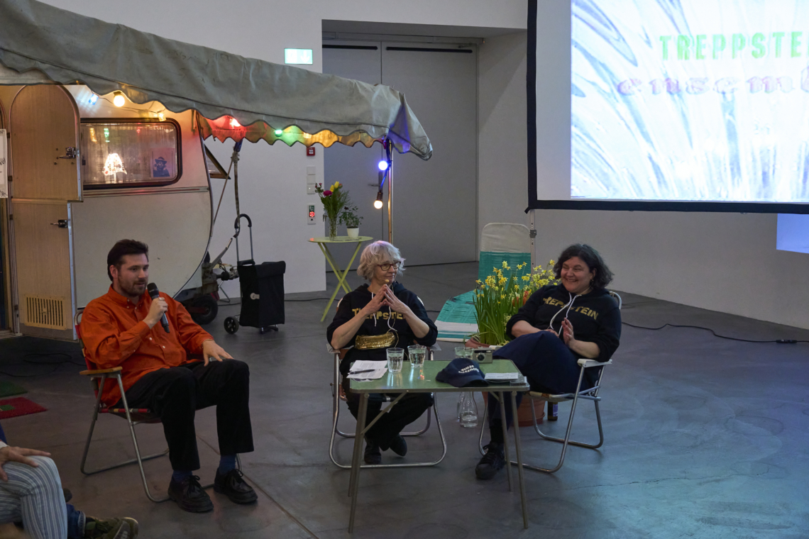 Treppstein Komm back, Moderation Joel Spiegelberg, Migros Musuem, Foto©Nicolas Duc