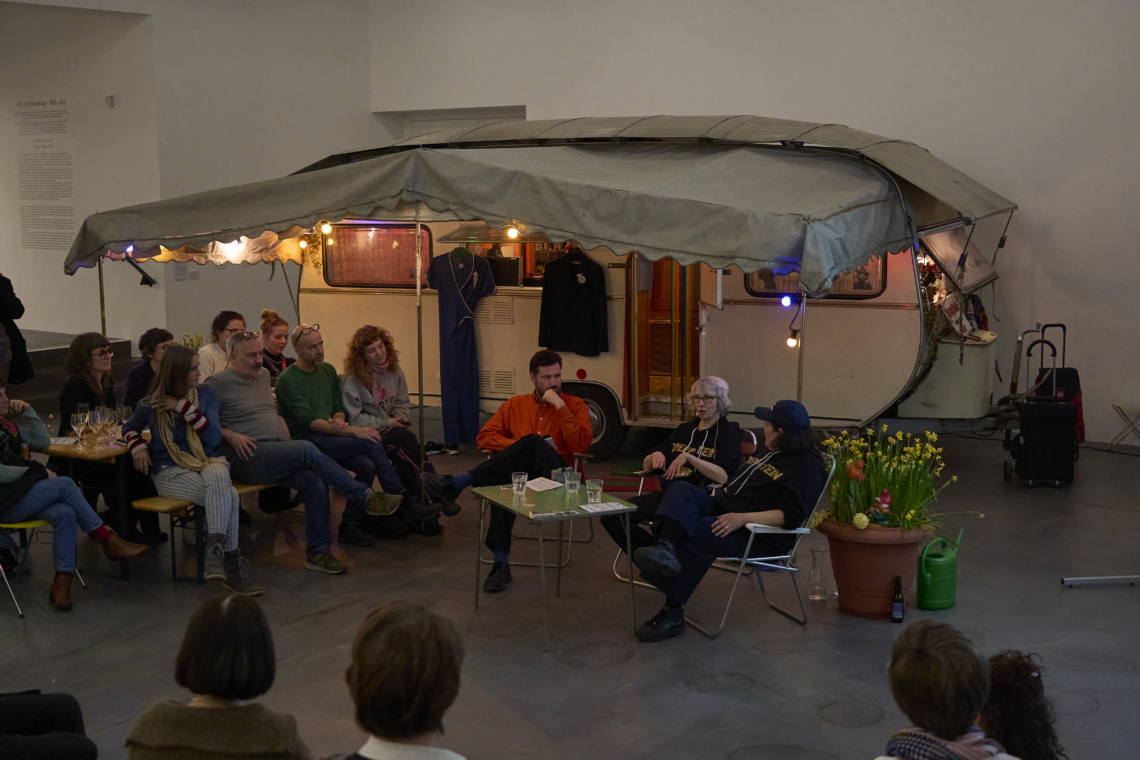 Treppstein Komm back, Moderation Joel Spiegelberg, Migros Musuem, Foto©Nicolas Duc