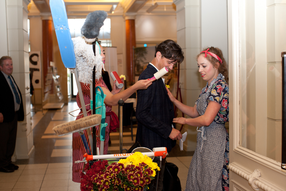 message salon ensemble zu Besuch in der Tonhalle, Annina Machaz und Rahel Sternberg ©2016 Ruth Erdt  