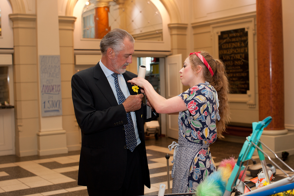 message salon ensemble zu Besuch in der Tonhalle, Annina Machaz und Rahel Sternberg©2016 Ruth Erdt  