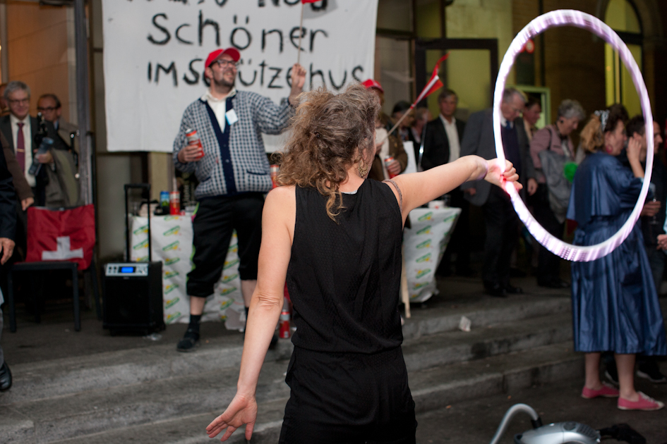 message salon ensemble zu Besuch in der Tonhalle , Reni Hardmeier. ©2016 Ruth Erdt  