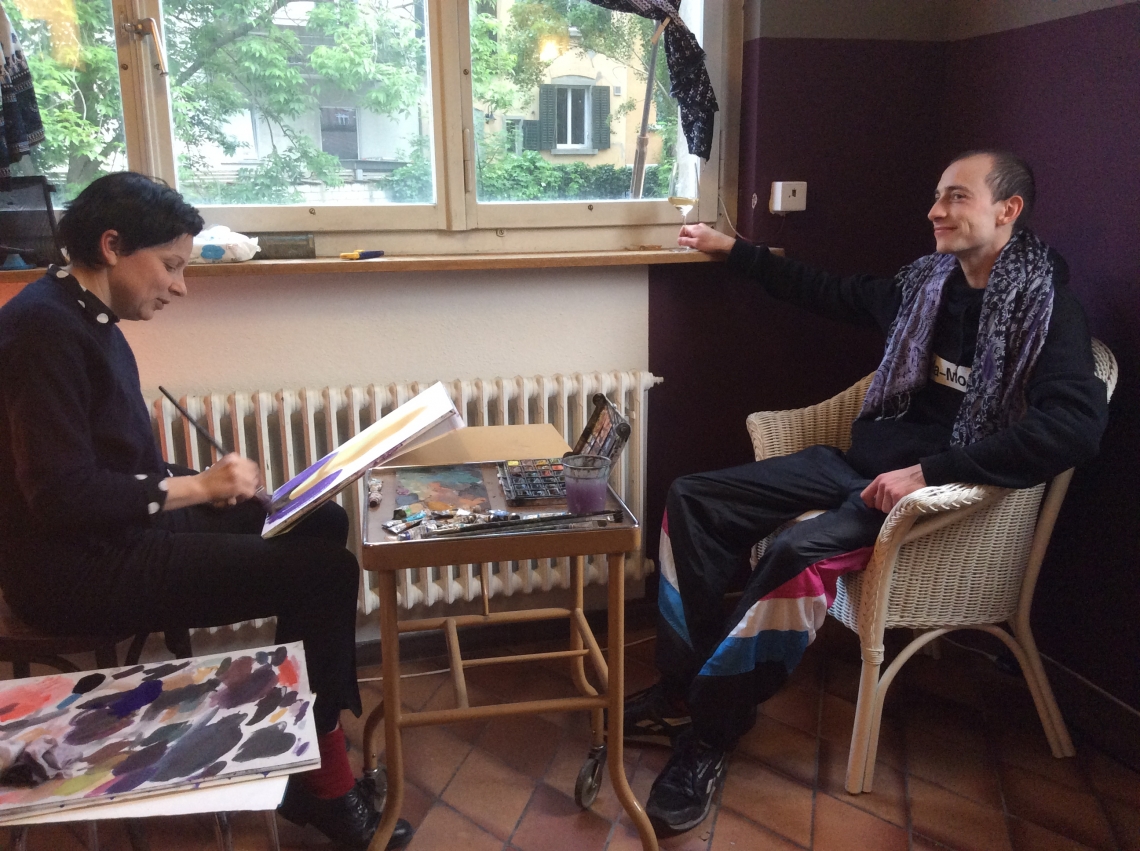 Porträtstudio, message salon embassy 2015