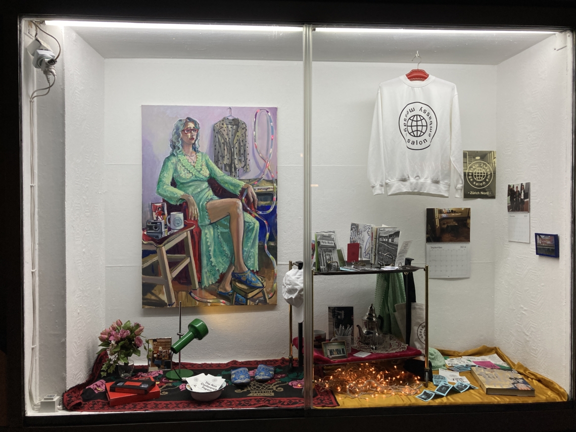 Madame l'Ambassadeur, The Non Conference Papers. Painting by Maria Pomiansky, 2021