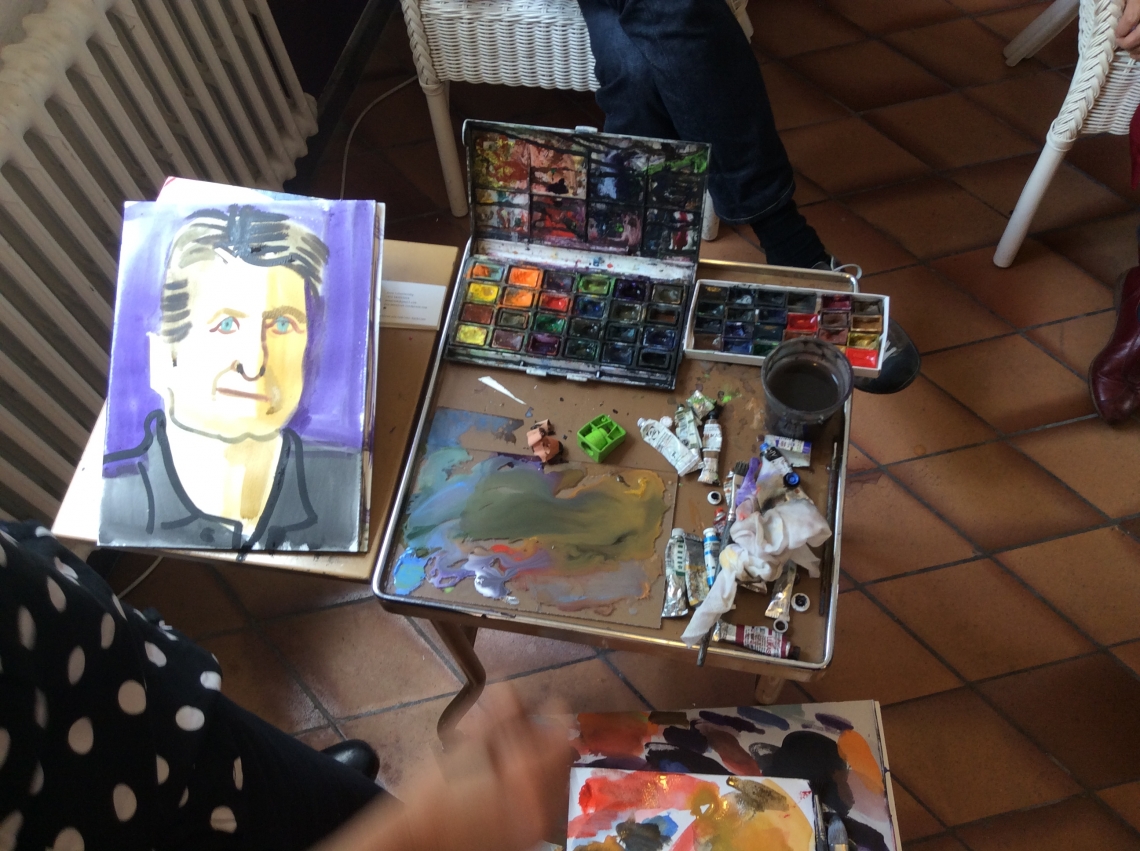 Porträtstudio, message salon embassy 2015