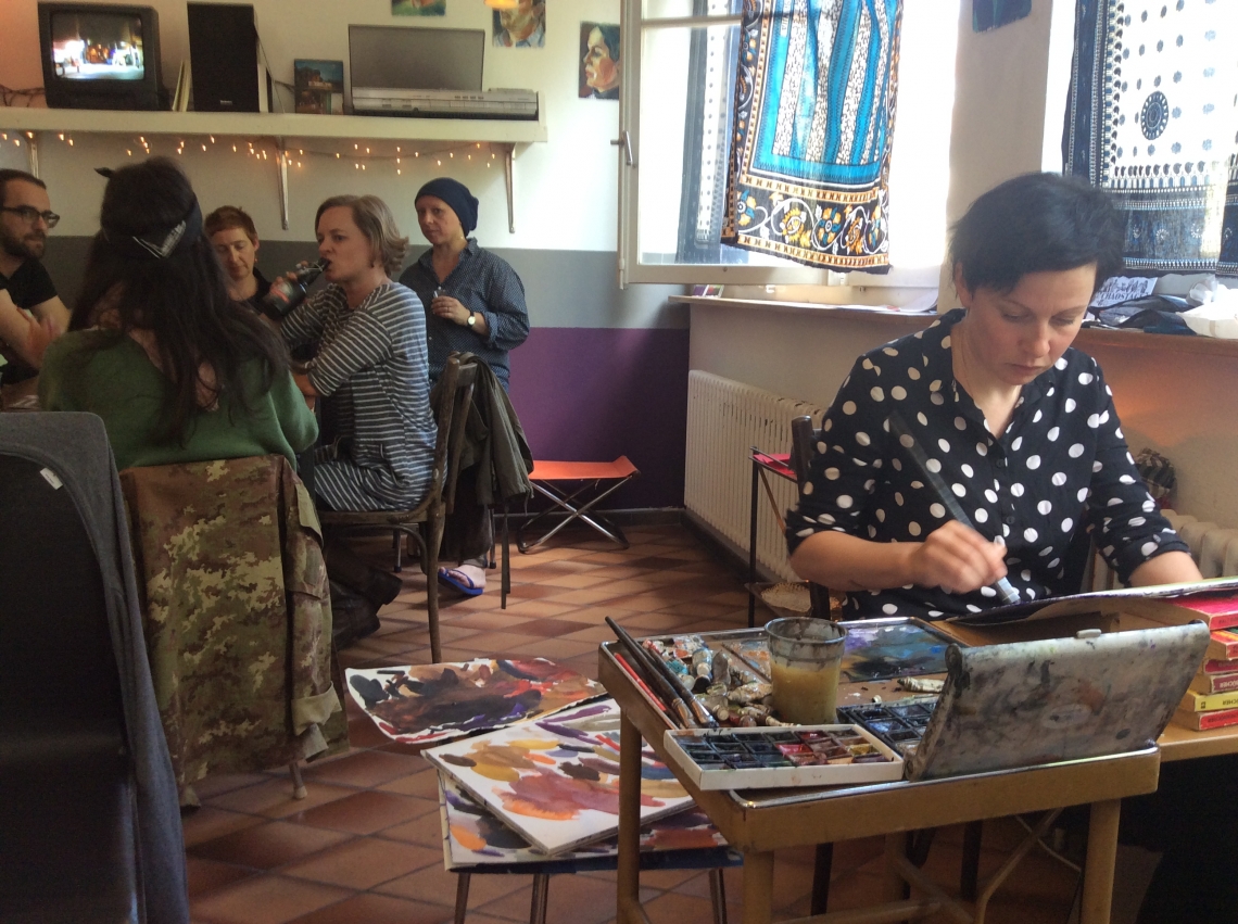 Porträtstudio, message salon embassy 2015