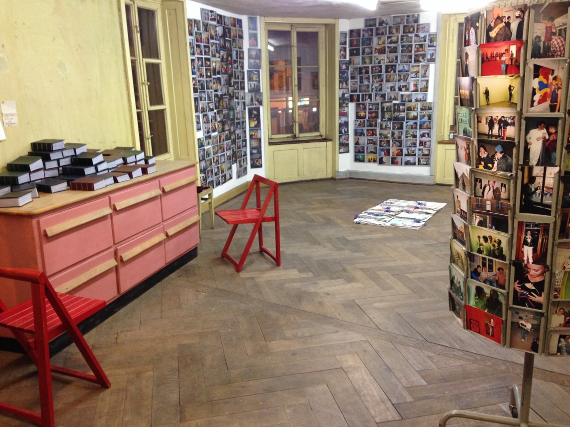 message salon history 1996-2013, Installationsansicht