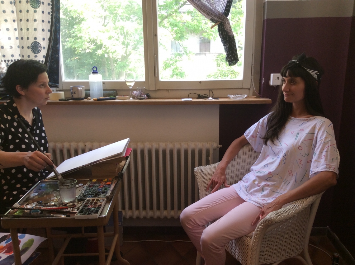 Porträtstudio, message salon embassy 2015