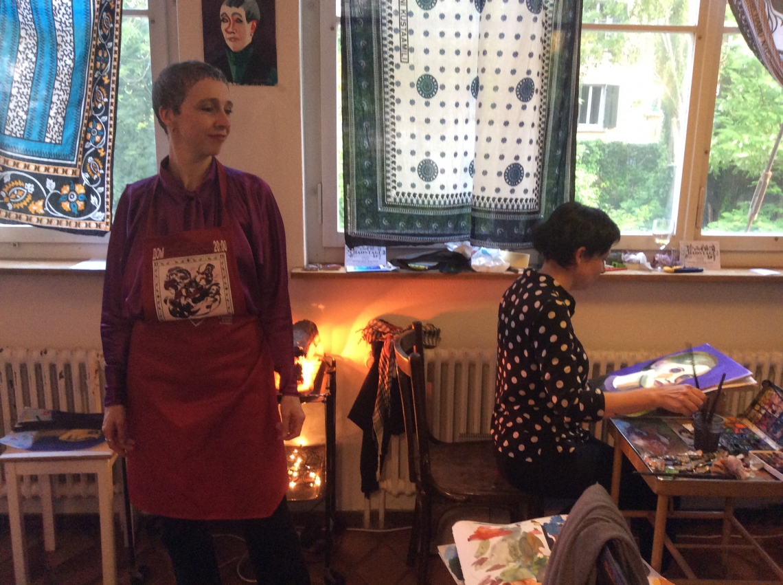 Porträtstudio, message salon embassy 2015