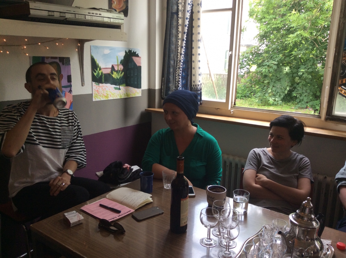 Le salon dans le Salon. Giorgio Iemmolo in conversation with Anna lukashevsky and Maria Pominksi