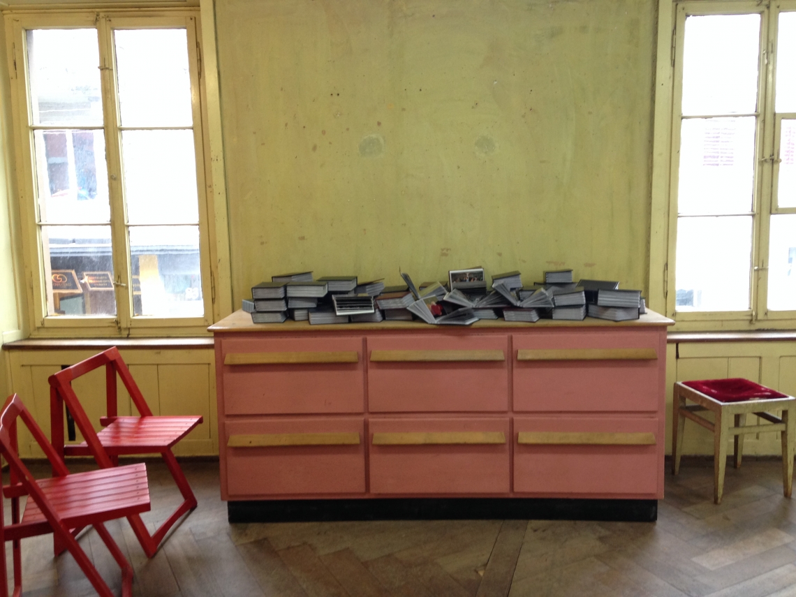 message salon history 1996-2013, Installationsansicht