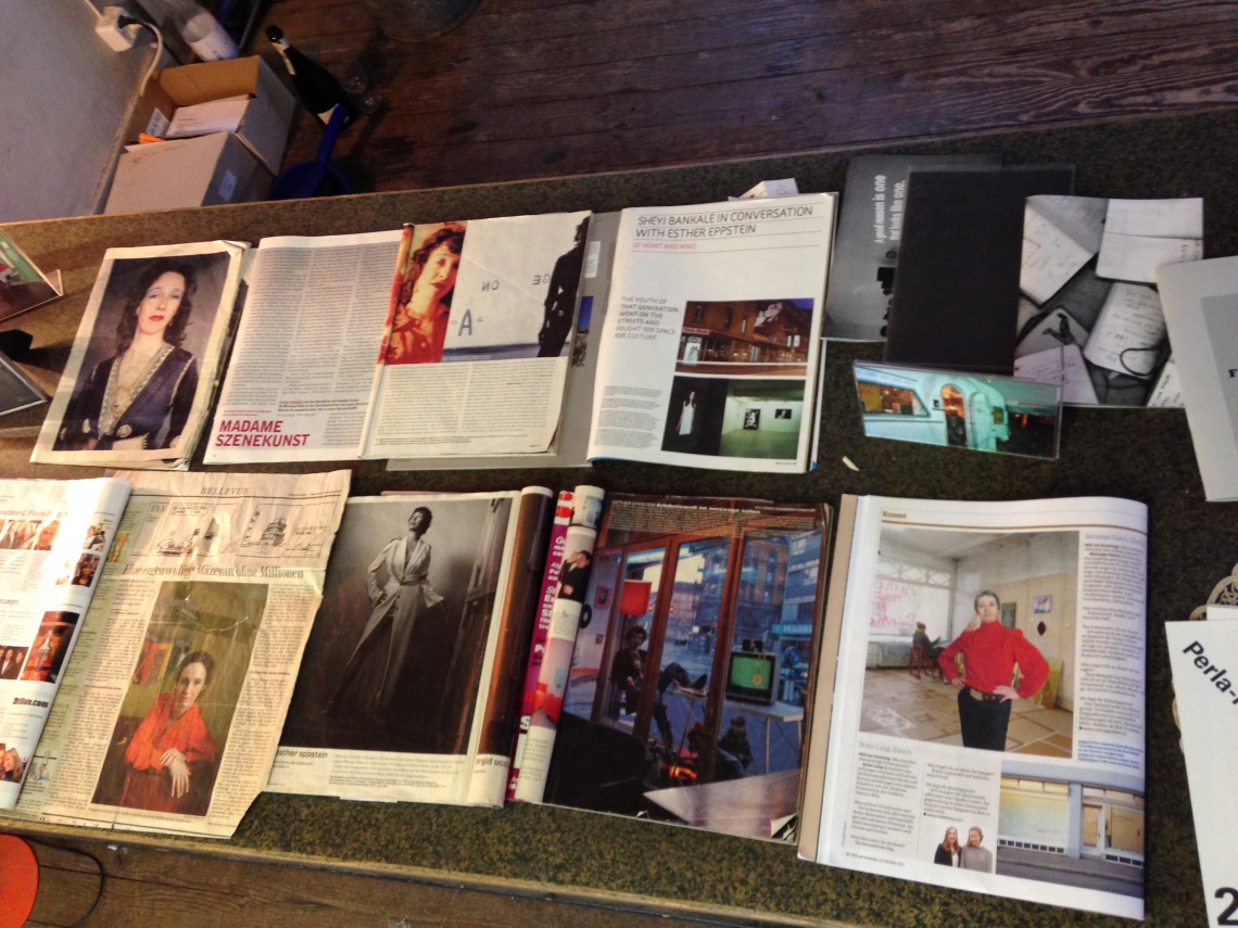 message salon history 1996-2013, Installationsansicht