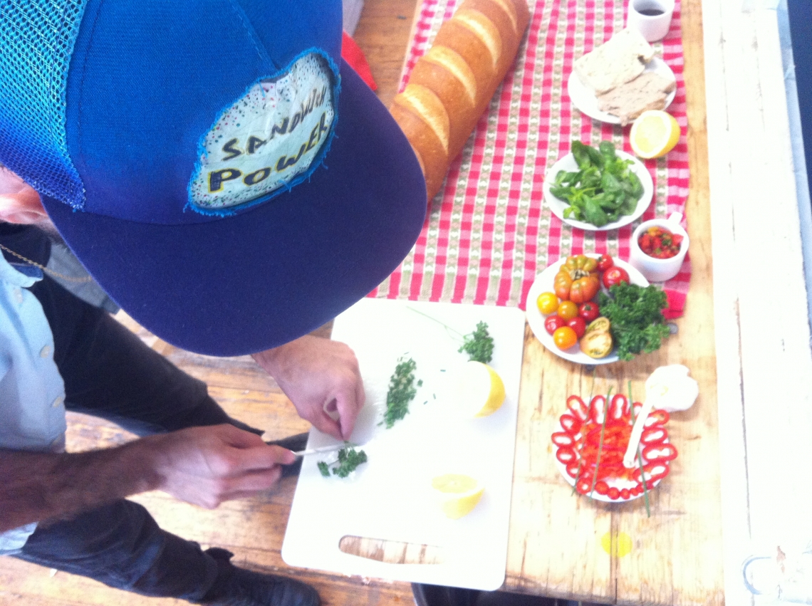 Señor Sandwich, message salon, Rote Fabrik Zurich 2015