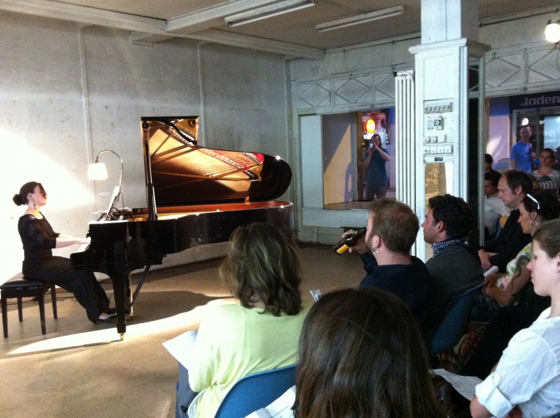 Konzert Perla-Mode, am Flügel Judit Polgar