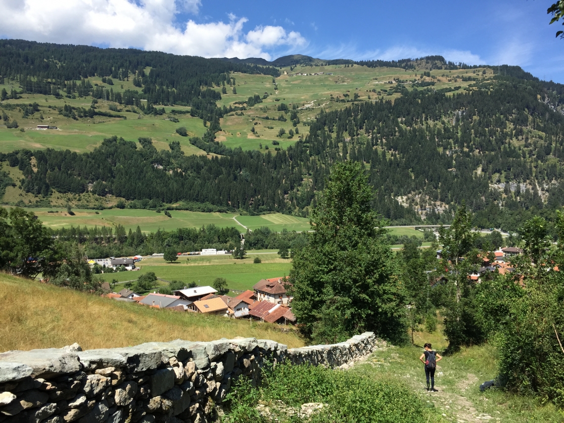 Up the mountains, in Pignia Graubünden