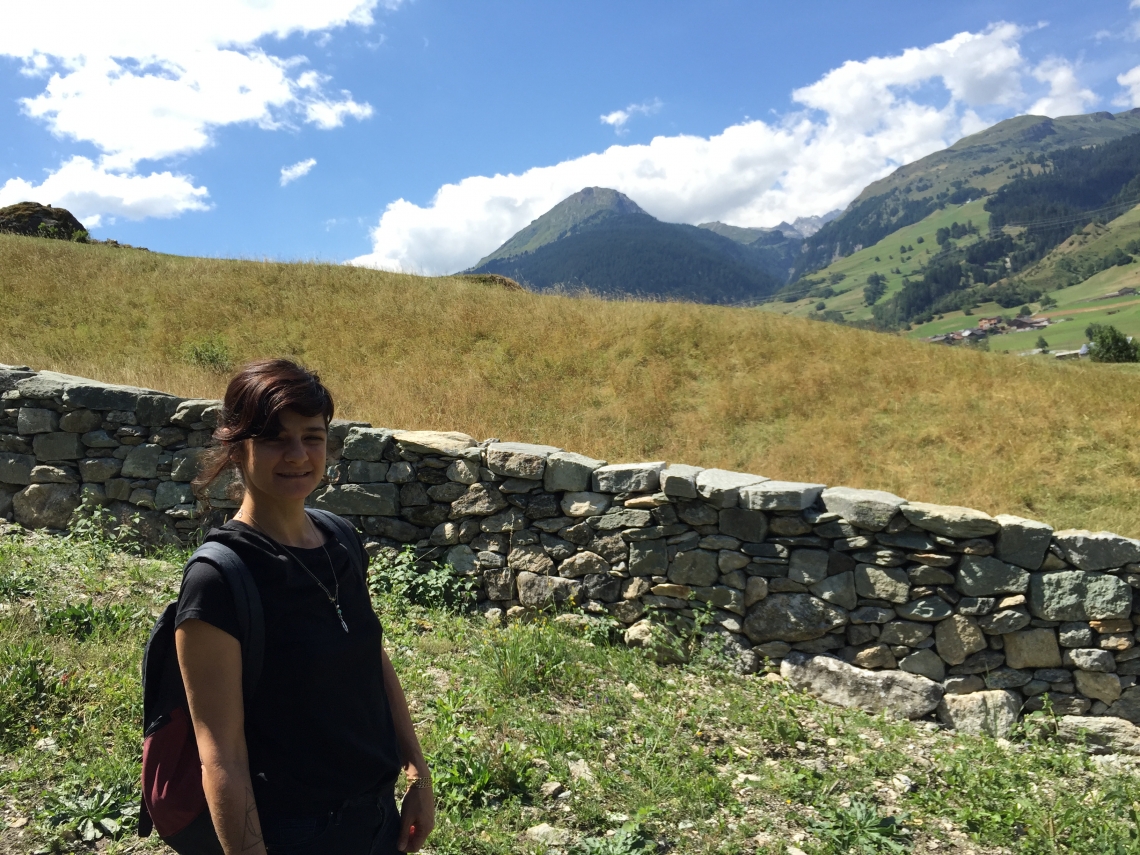 Up the mountains, in Pignia Graubünden