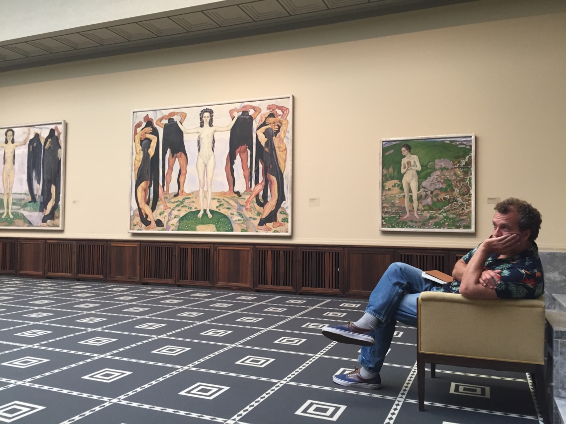 Rich Bott and
Ferdinand Hodler at Kunsthaus Zurich