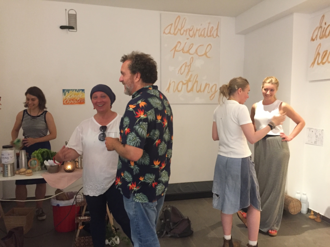 Rich Bott at
Opening at Tart, Zurich  