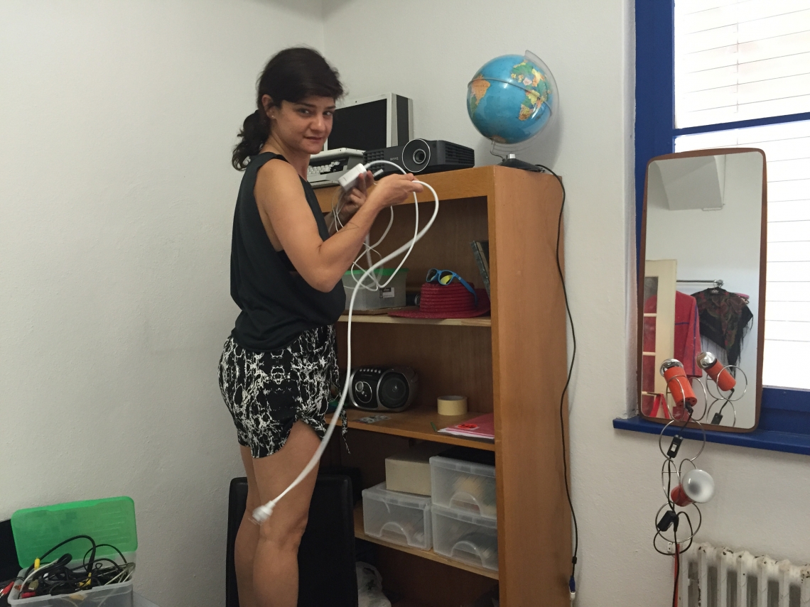 In the studio grubenstrasse