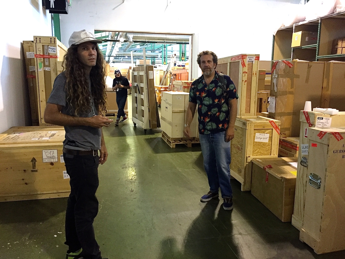 Rich Bott at Art Basel backstage