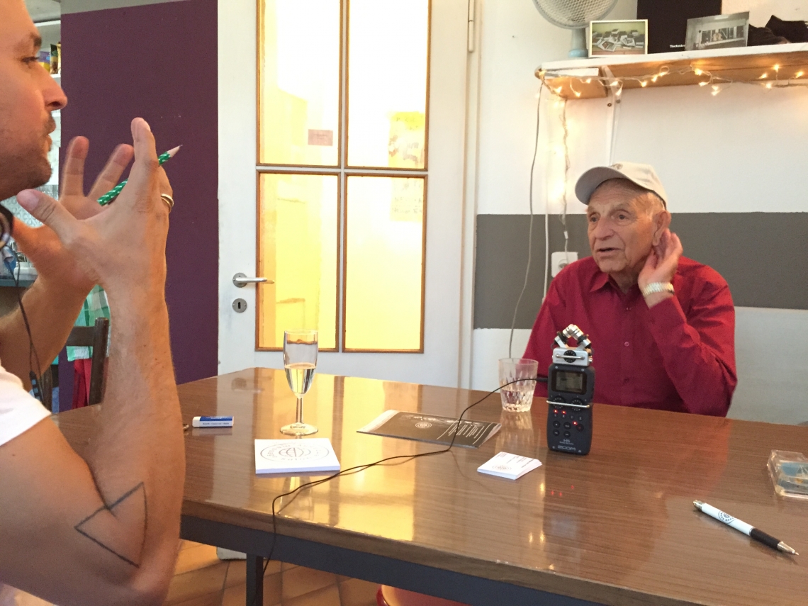 Vernissage message salon embassy Zine #4 Jonathan Touitou. In conversation with Marcel Brunschwig 