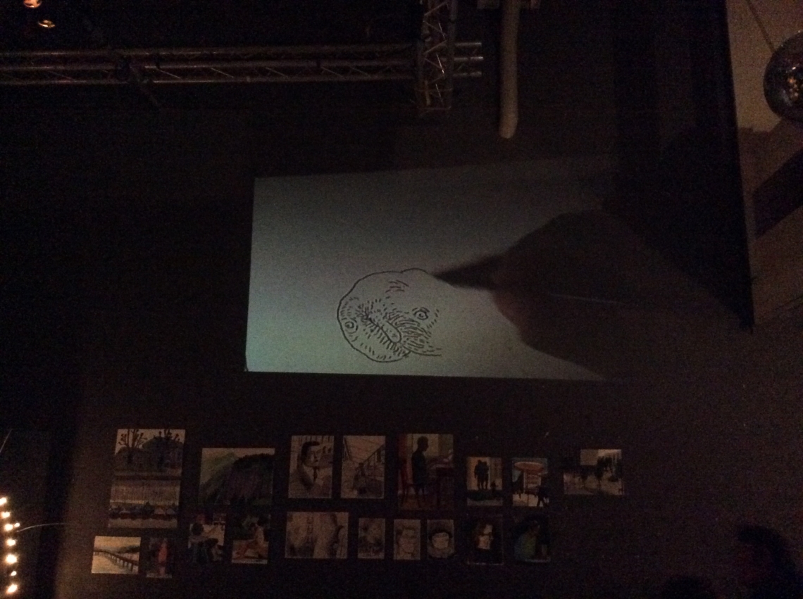 Karoline Schreiber zeichnet