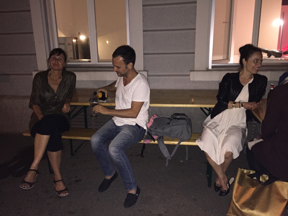 Zurich season gallery openings with galerist Sabine  Kohler and artist
Mathilde ter Heijne 