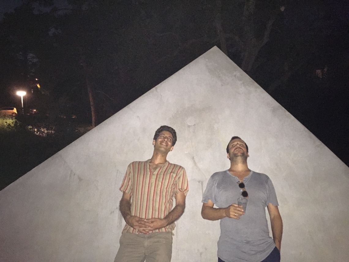 Jonathan and Navid Tschopp, thinking about Around the Corner