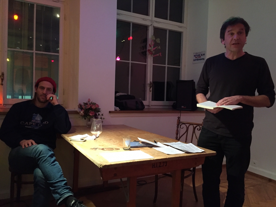 Literatur für das, was passiert. Lesung mit Guy Krneta