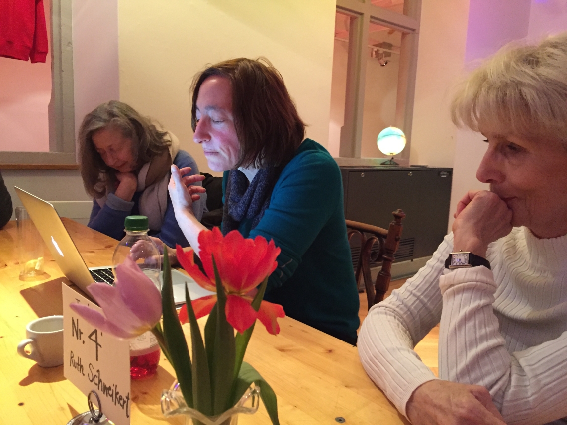 Texttape mit Ruth Schweikert