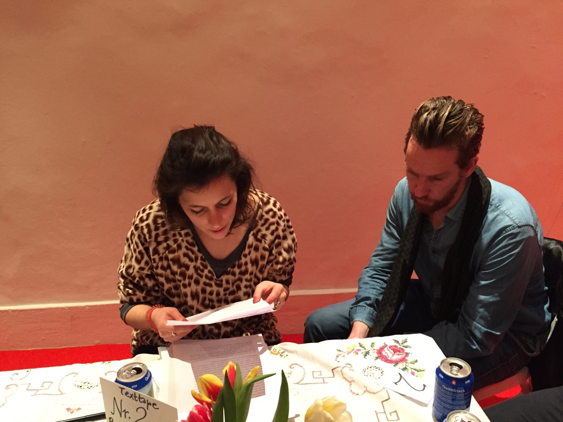 Texttape mit Rebecca Gisler