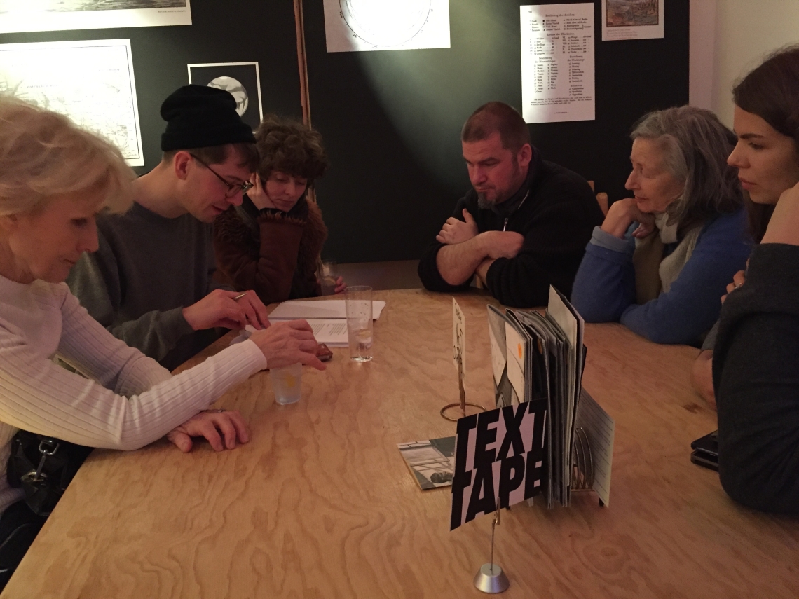 Texttape mit Donat Blum