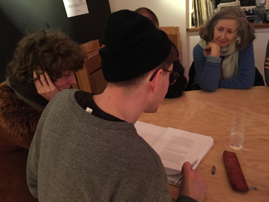 Texttape mit Donat Blum