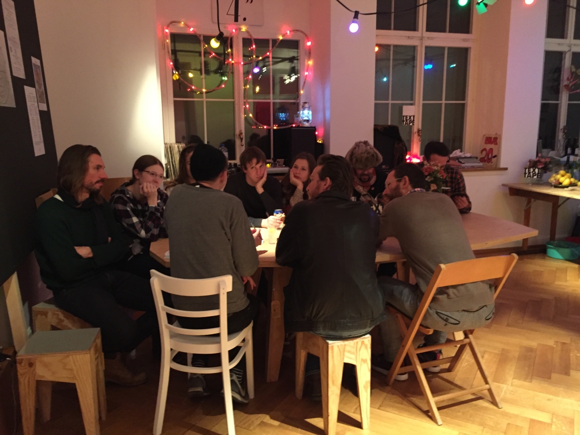 Texttape mit Donat Blum