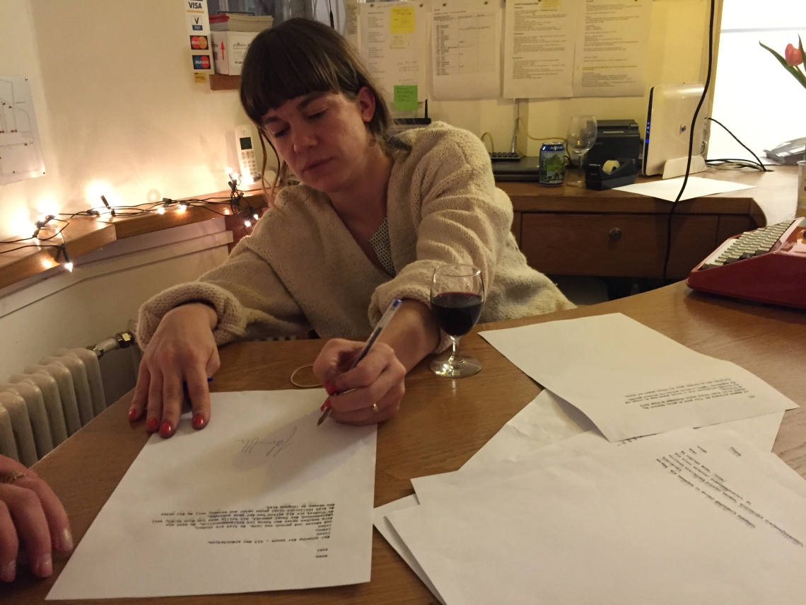 Texttape mit Julia Weber