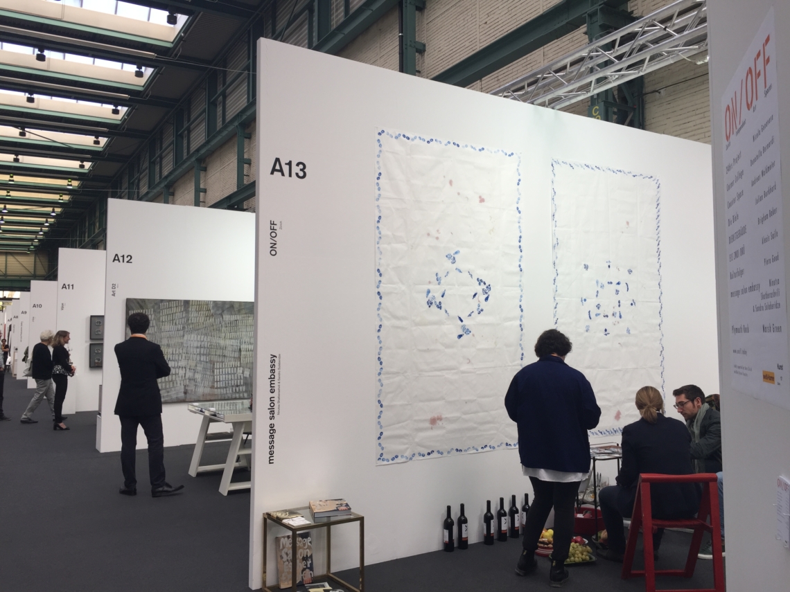 Art fair Kunst17, Zürich Oerlikon, booth by message salon embassy