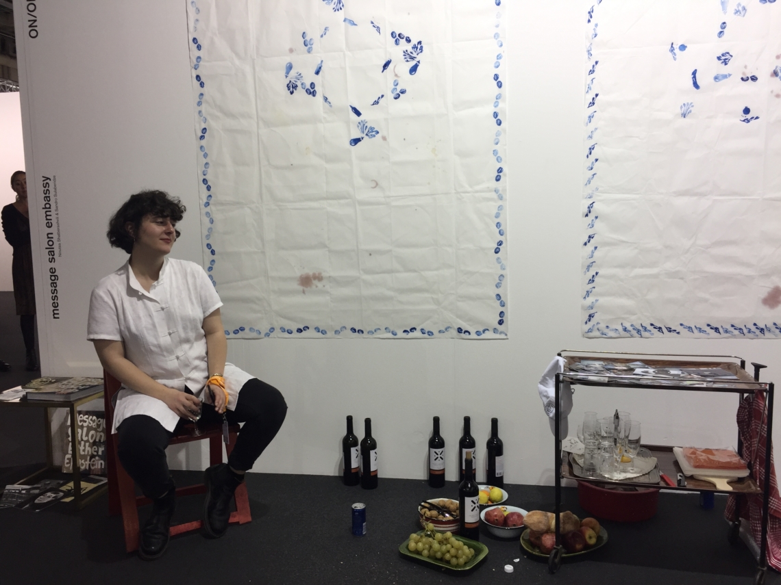 Art fair Kunst17, Zürich Oerlikon, booth by message salon embassy