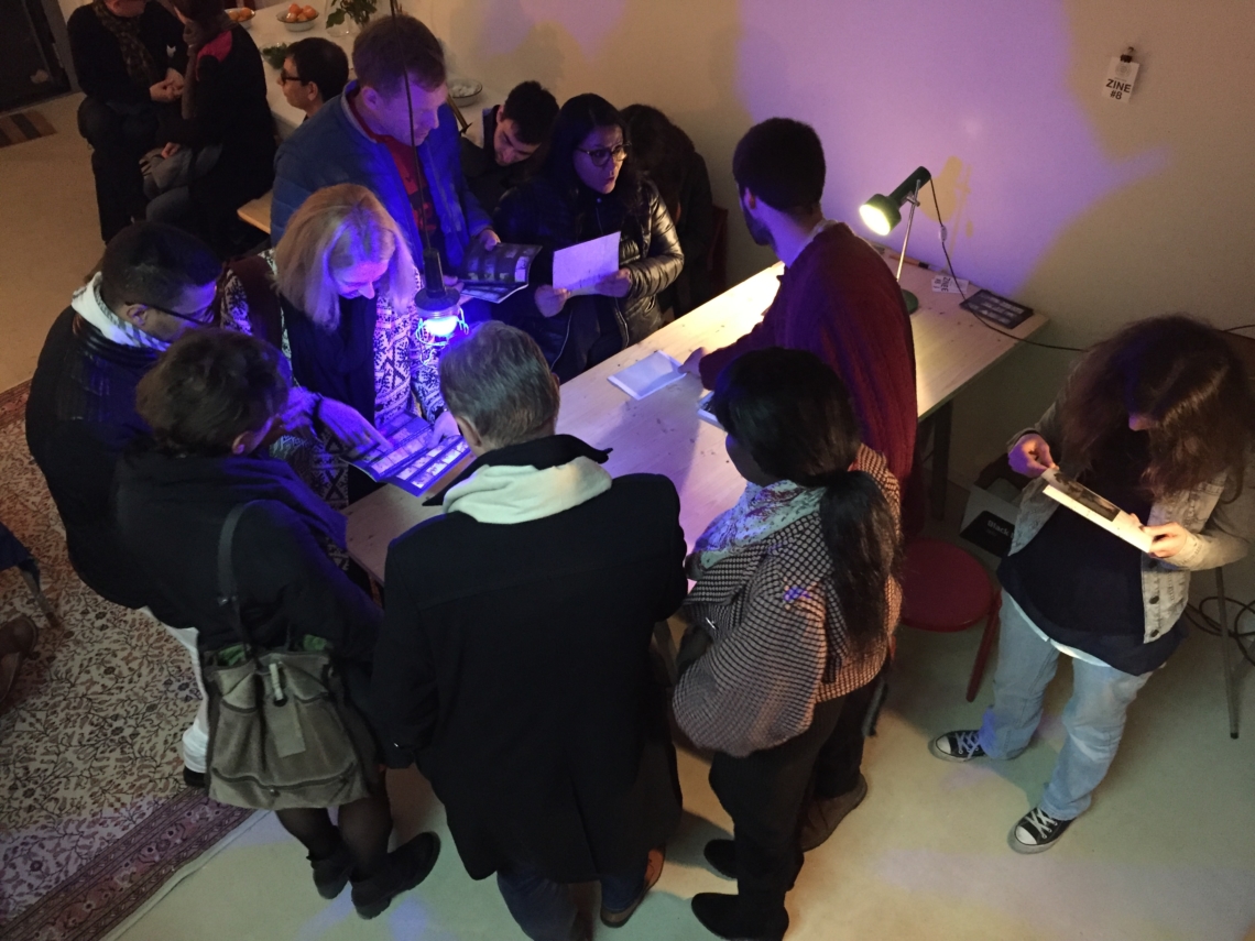 zine launch at the studio