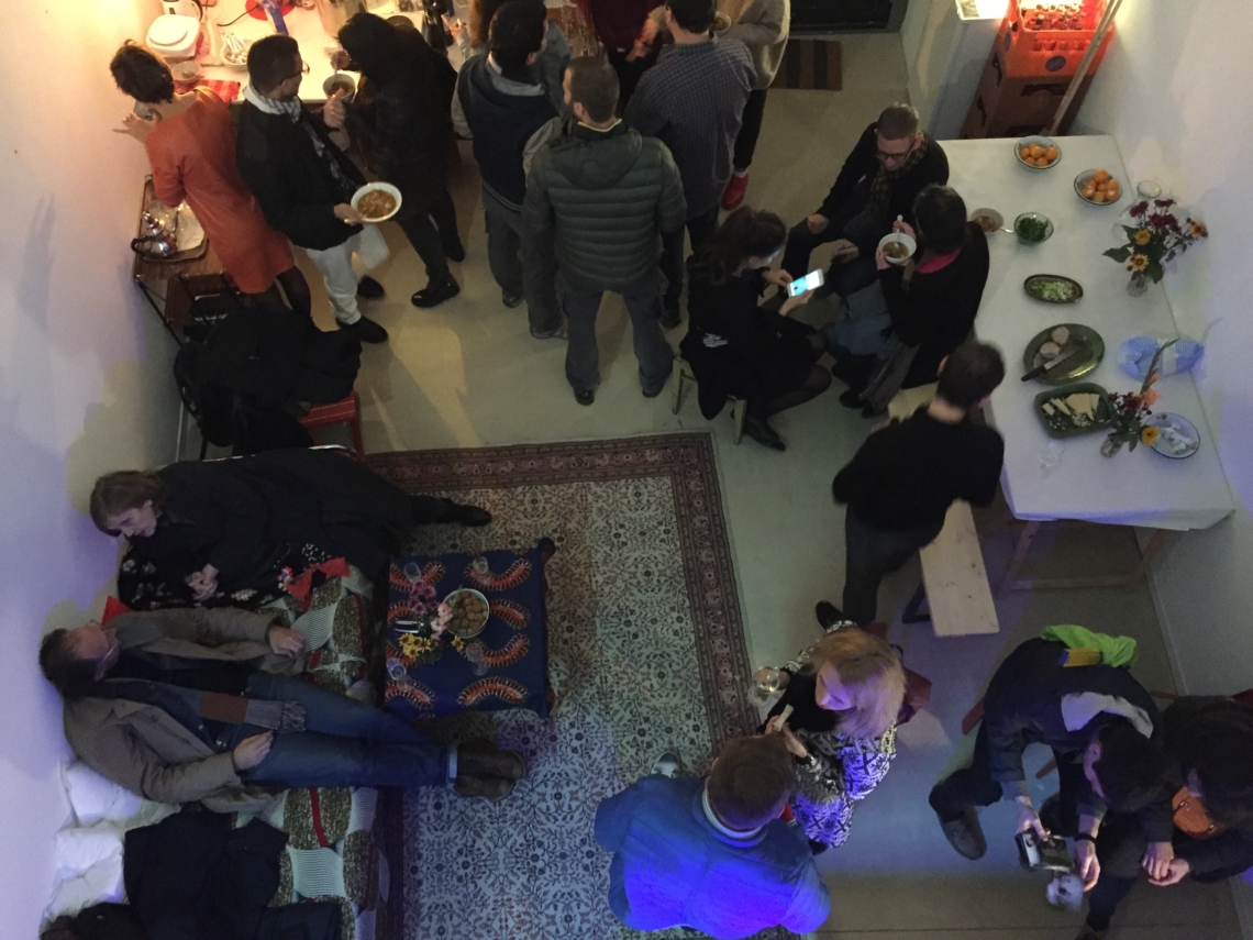 zine launch at the studio