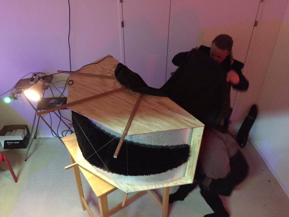 zine launch at the studio, the 15000-lense-camera