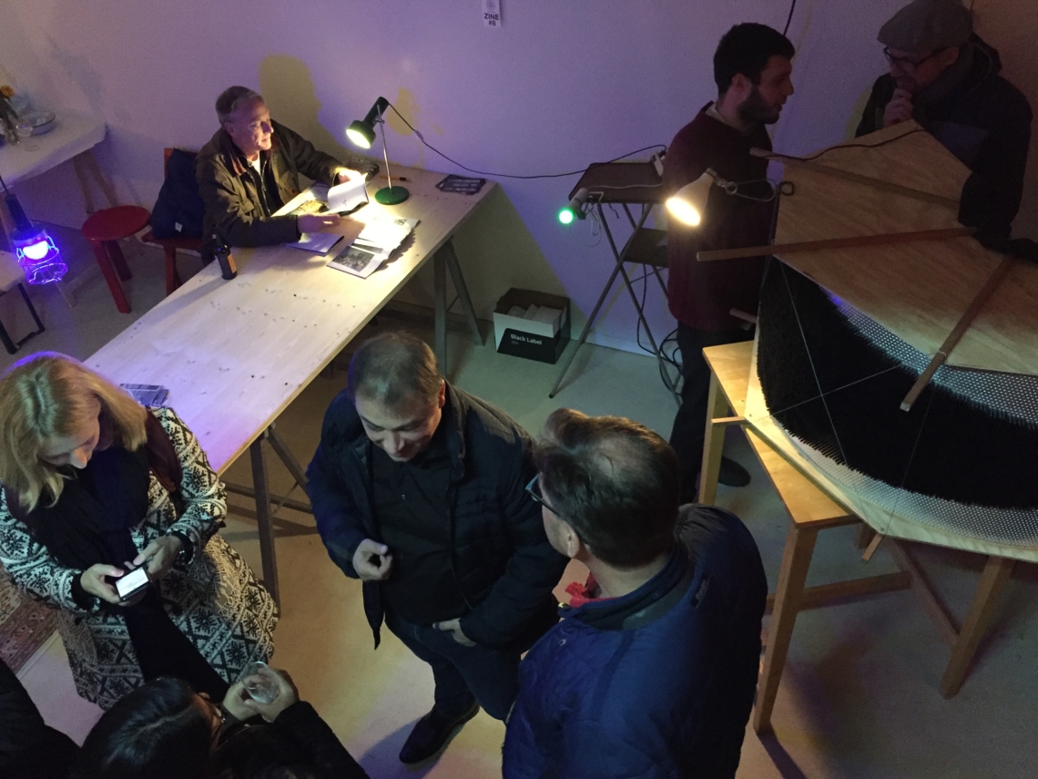 zine launch at the studio