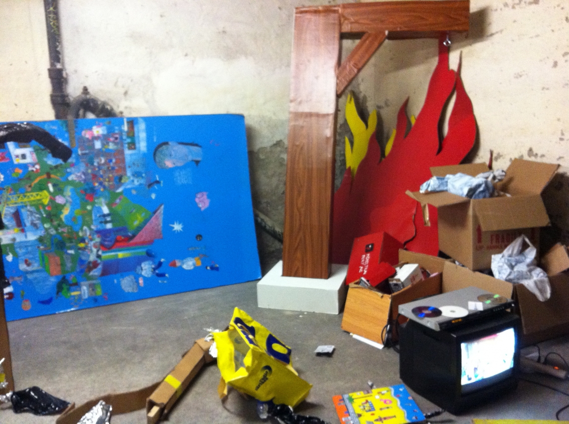 Installationsansicht, message salon 2011