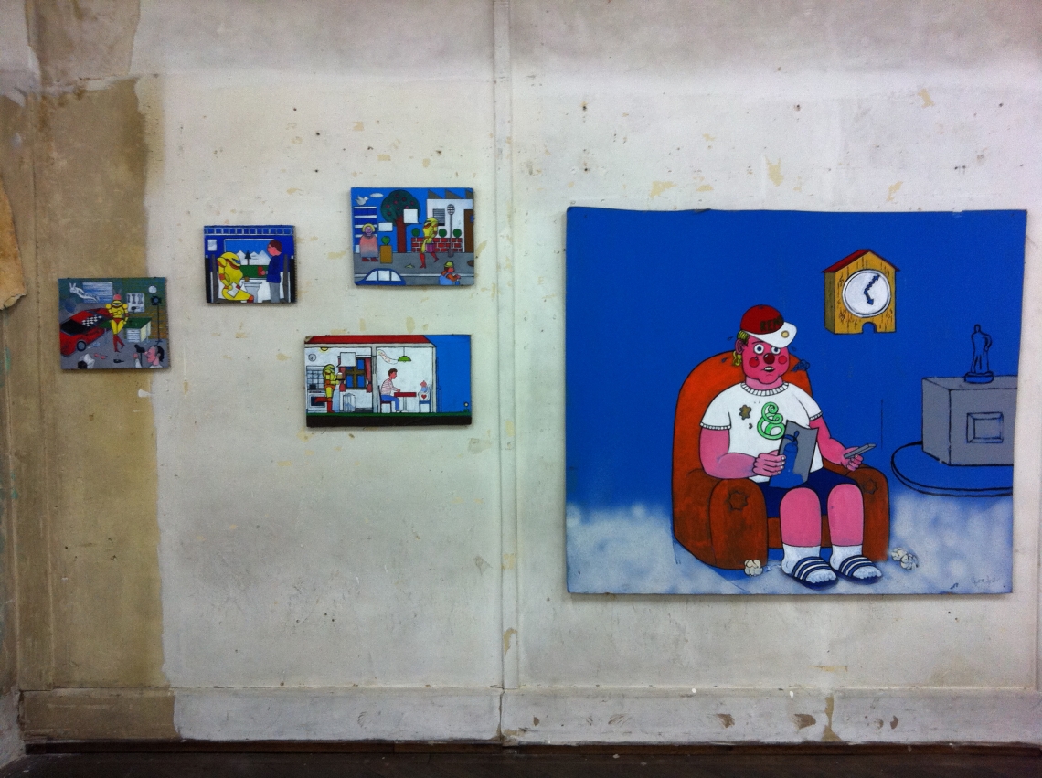 Installationsansicht, message salon 2011