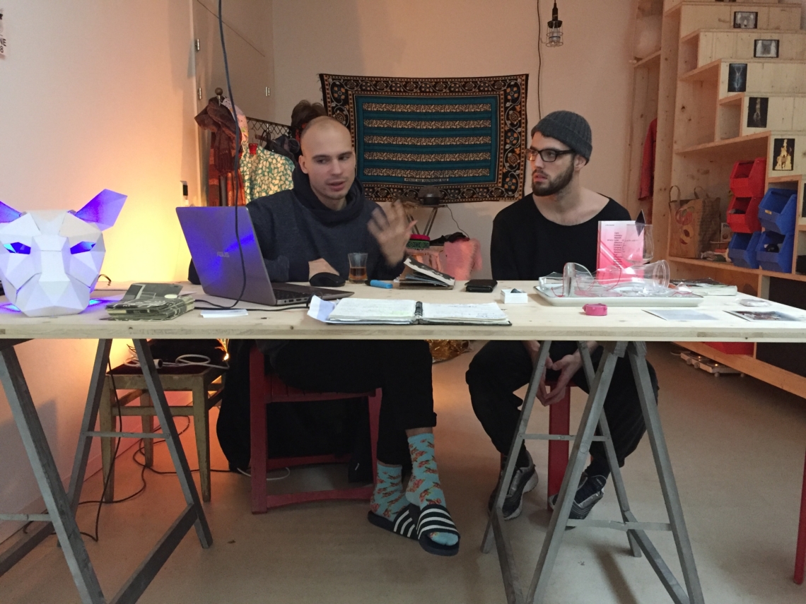 Studio meeting with Wassili Widmer