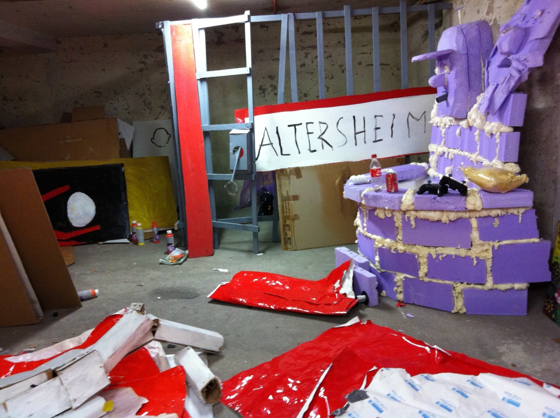 Installationsansicht, message salon 2011