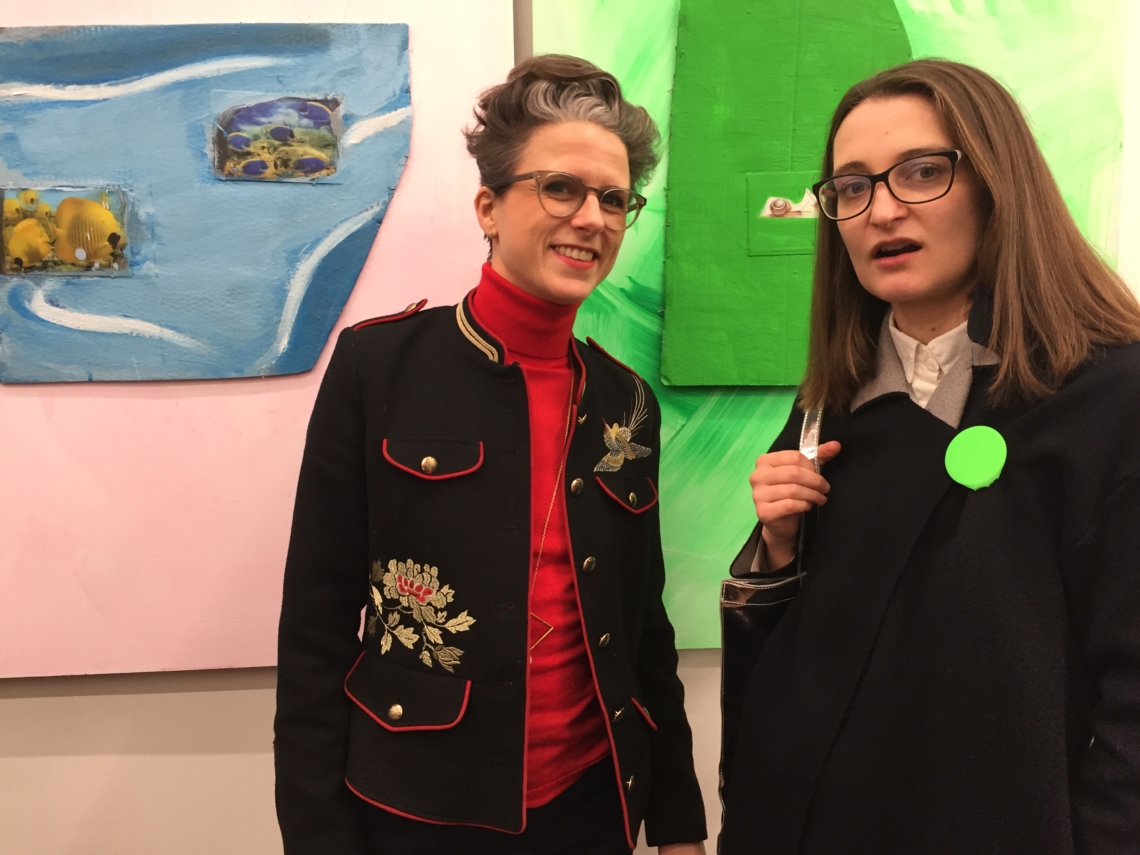 Daniela meets Geraldine Belmont, gallerist of Karma International, show by David Hominal  